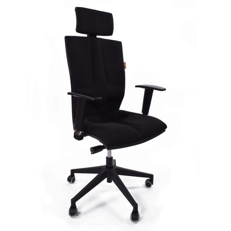 Krzesło biurowe Kulik System Elegance Czarne