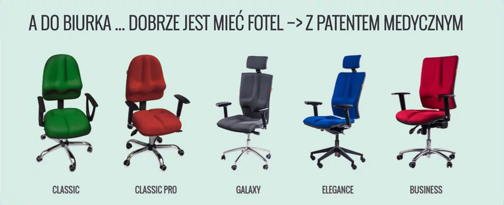 Ergonomiczny fotel biurowy do biurka regulowanego elektrycznie