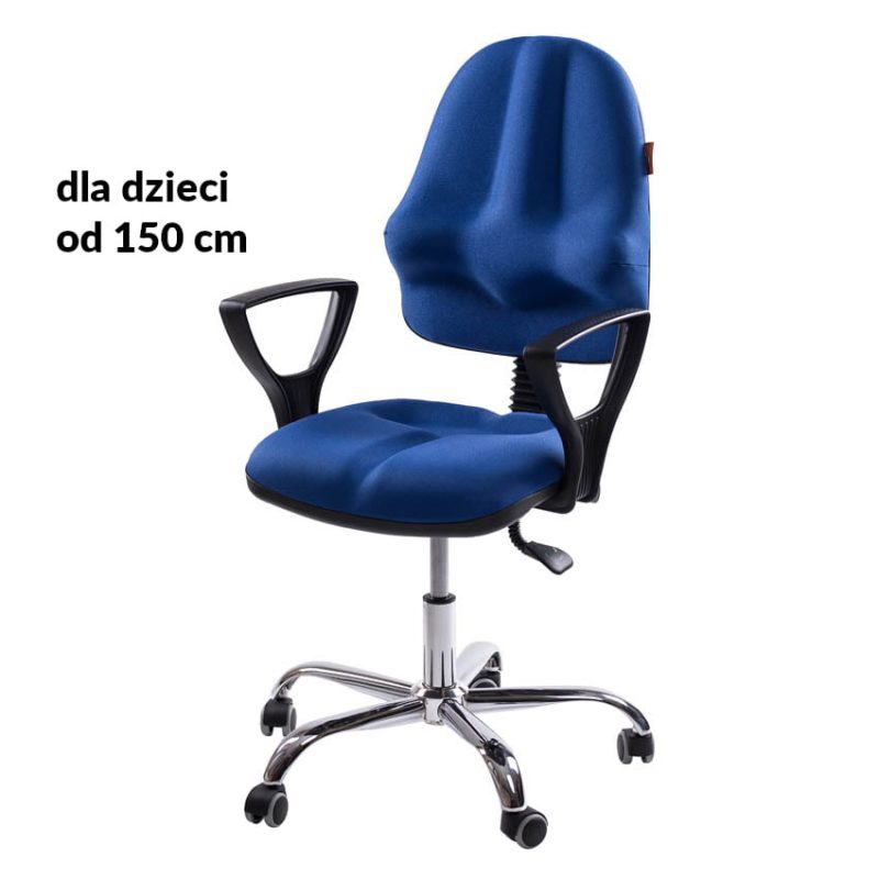 Krzesło ergonomiczne dla dziecka Kulik System Classic Niebieskie