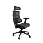 Fotel ergonomiczny Unique Ergotech Czarny Podstawa Czarna kompozytowa CM-B137A-4, nr EAN 5908242400662