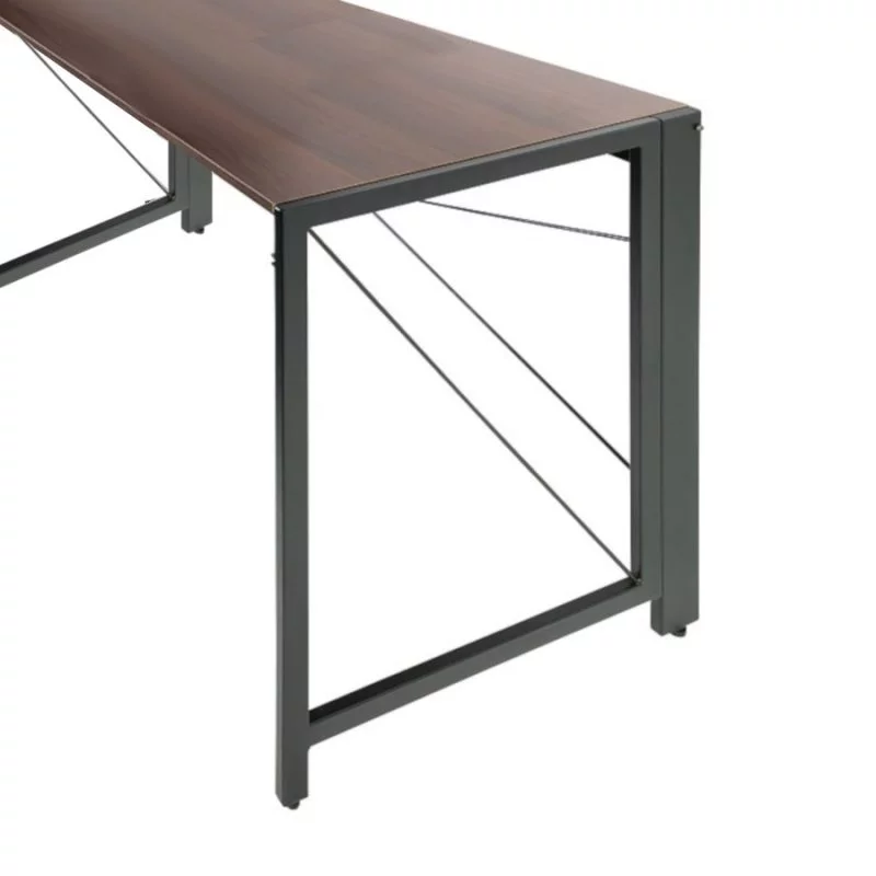 Biurko Składane UNIQUE Quick HY003T-7 Czarny Walnut 5