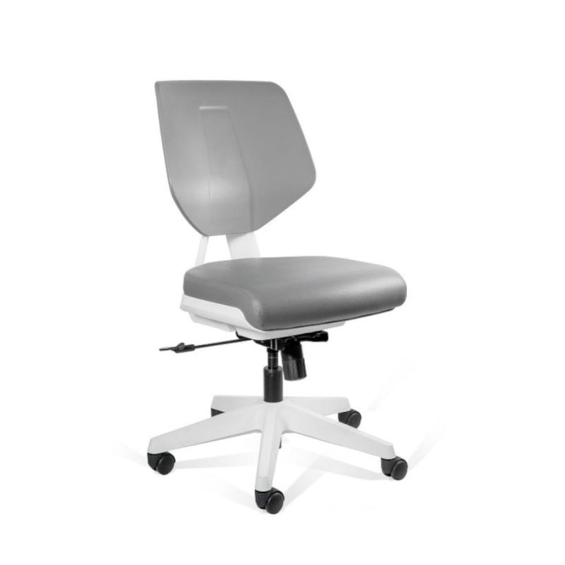 Krzesło medyczne Unique Kaden Low Grey Grey 1167N3 z przodu