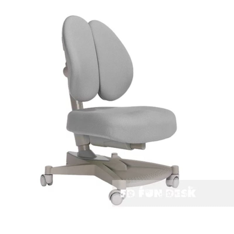 Krzesło ortopedyczne z podnóżkiem dla dziecka Contento Grey Fun Desk