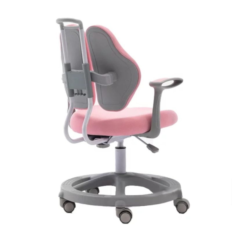 Krzesło ergonomiczne dla dziecka Vetta II Pink z tył