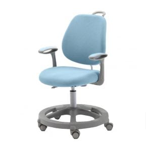 Krzesło ergonomiczne dla dziecka Pratico Blue z boku