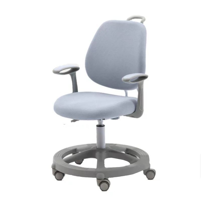 Krzesło ergonomiczne dla dziecka Pratico Grey z boku