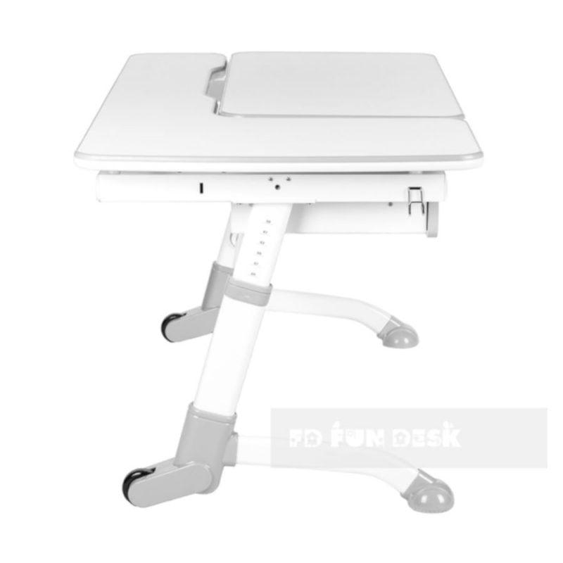 Biurko regulowane dla dziecka Fun Desk Amare Grey with Drawer z boku