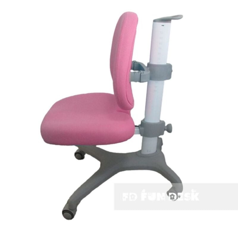 Krzesło ergonomiczne dla dziecka Fun Desk Bello I Pink widok z boku
