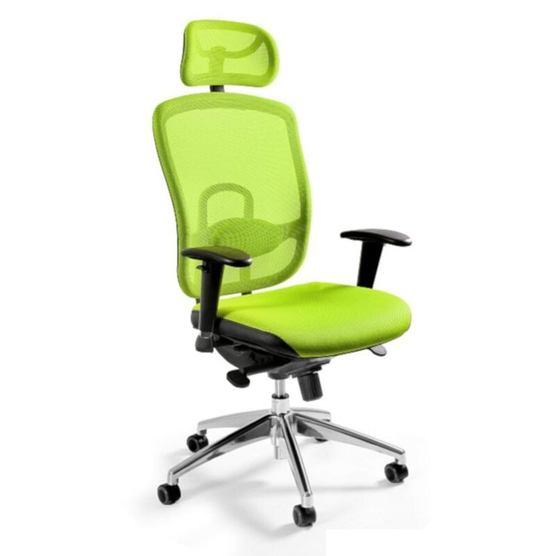 Fotel ergonomiczny Unique Vip Zielony W-80-9