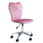 Krzesło ergonomiczne dla dziecka Unique Eli Różowe obrotowe