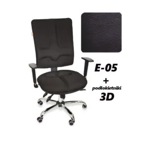 Fotel Business z tkaniną Boston E-05 Czarny