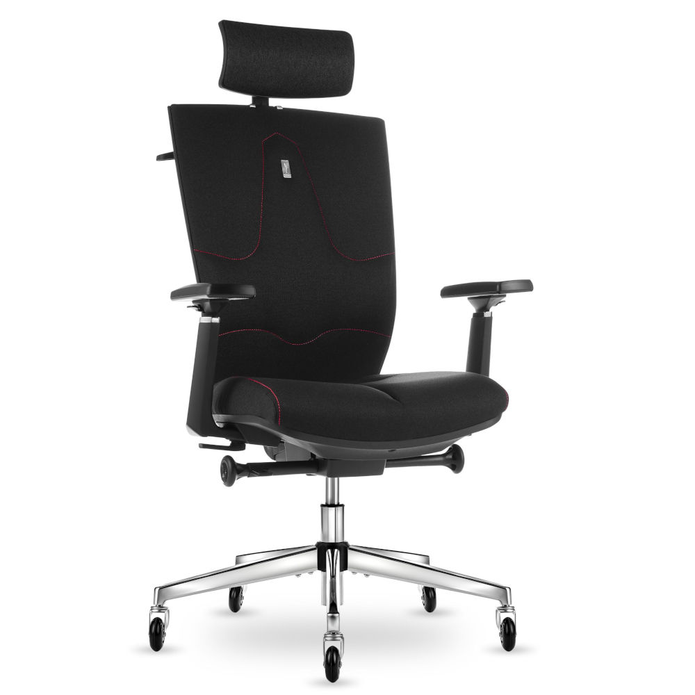 Krzeslo-Ergonomiczne-Kulik-System-Space-Czarne-Black Krzesło Ergonomiczne Kulik System Space Czarne Black