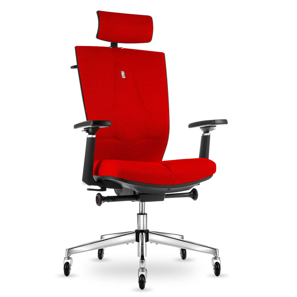 Krzeslo-Ergonomiczne-Kulik-System-Space-Czerwony-Red Krzesło Ergonomiczne Kulik System Space Czerwony Red
