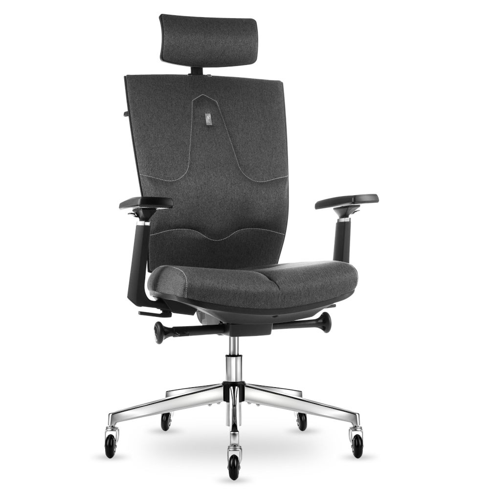 Krzeslo-Ergonomiczne-Kulik-System-Space-Szare-Grey Krzesło Ergonomiczne Kulik System Space Szare Grey